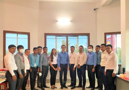 CGCC visits Canadia Bank at Kampong Chhnang