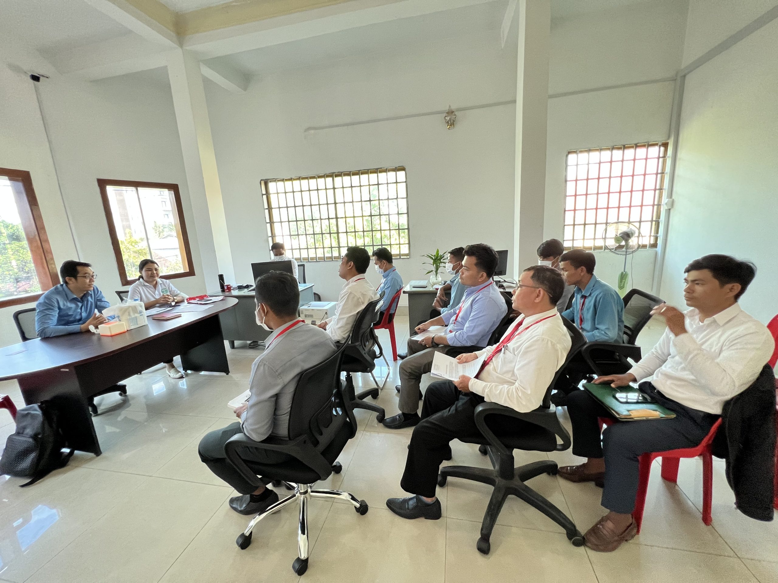 CGCC visits Canadia Bank at Kampong Chhnang