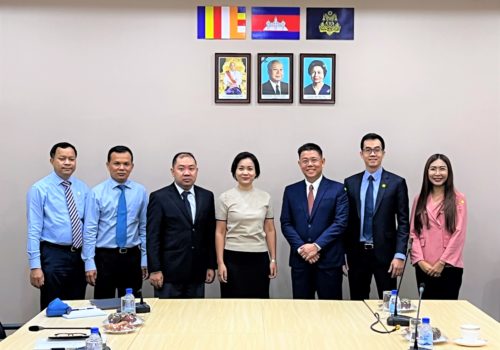 Courtesy visit by CGCC to NBC to discuss on Expanding more Support to Improve Financial Inclusion