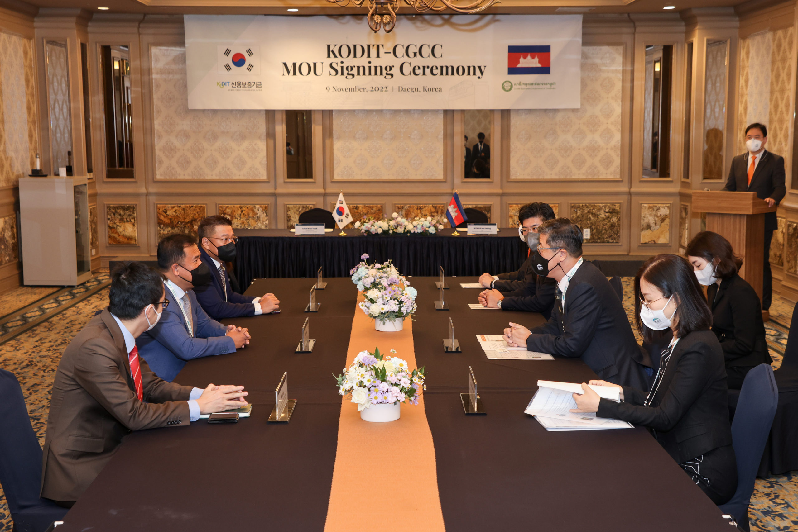 “CGCC and Korea Credit Guarantee Fund Signed a MOU to Enhance the Development of Credit Guarantee and Financial Support for Asian's SMEs”
