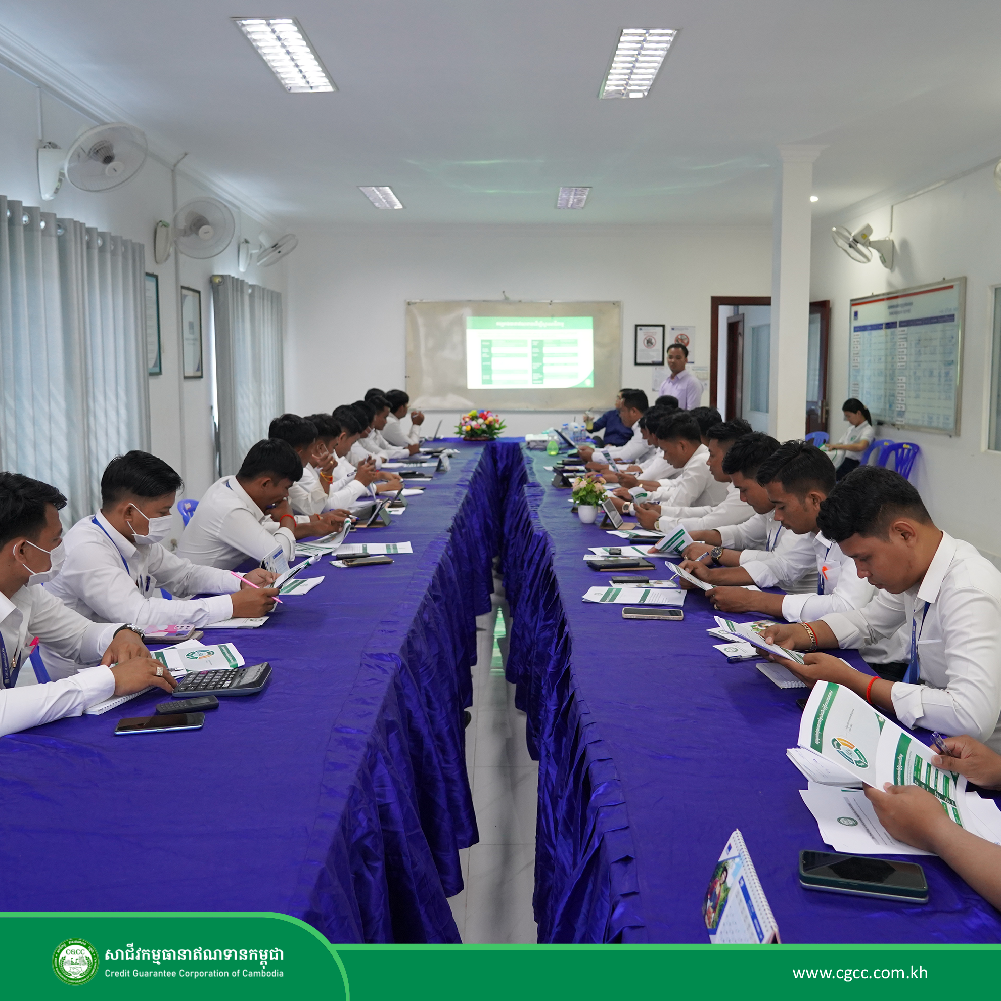 CGCC visits PFIs provincial branches in Kandal, Prey Veng and Svay Rieng, to Enhance Collaboration on the Credit Guarantee