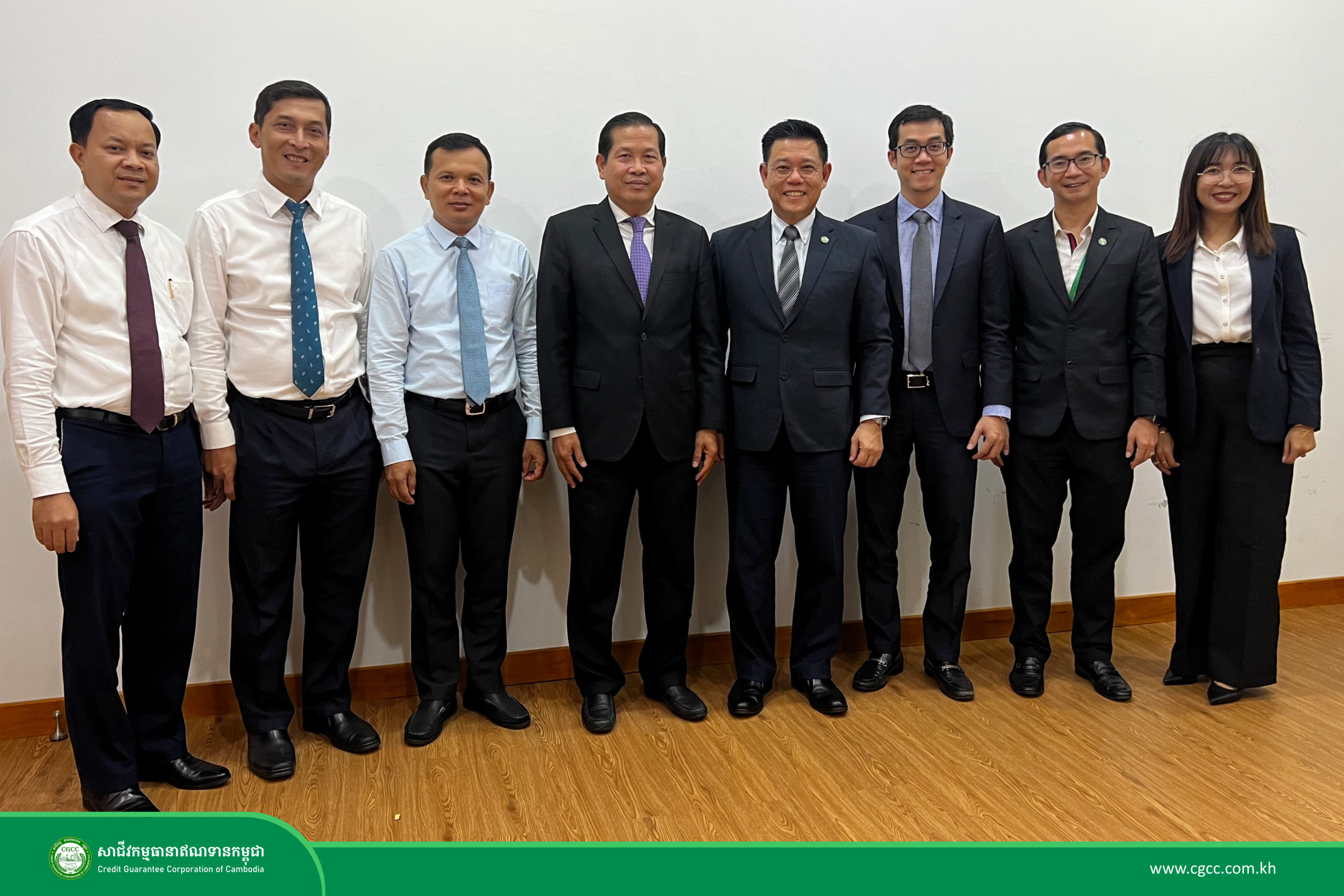 Courtesy visit by CGCC to NBC to discuss on the current situation of the credit market in Cambodia