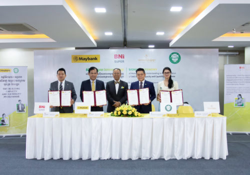 Maybank Cambodia, CGCC, BNI, CWEA ink MoU to Elevate SME Capacity and Capability Building