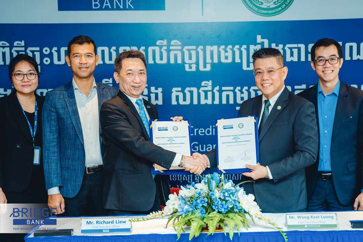 CGCC and Bridge Bank Signed on Credit Guarantee Agreement to Support Businesses in Access to Guaranteed Loans